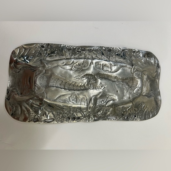 Intricate Silver Elephant Tray - Picture 5 of 7